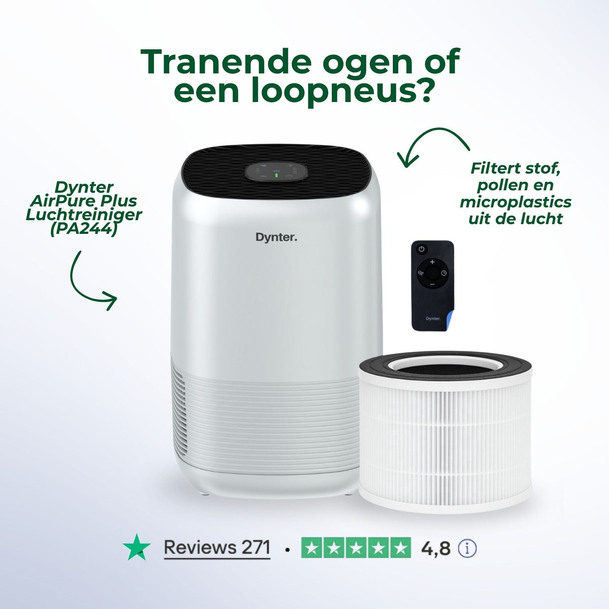 Helpt een luchtreiniger tegen huisstofmijt en allergie?